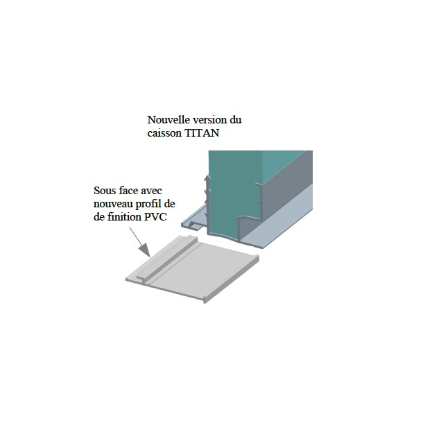 Sous-face PVC 185 pour TITAN B,C,D,E